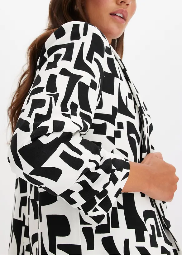 Blazer long imprimé, bonprix