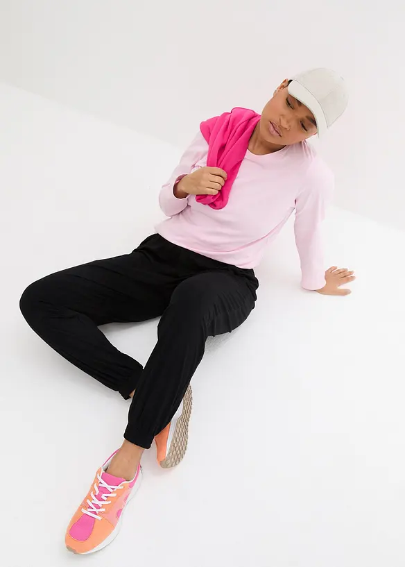 Pantalon doux en jersey viscose, bonprix