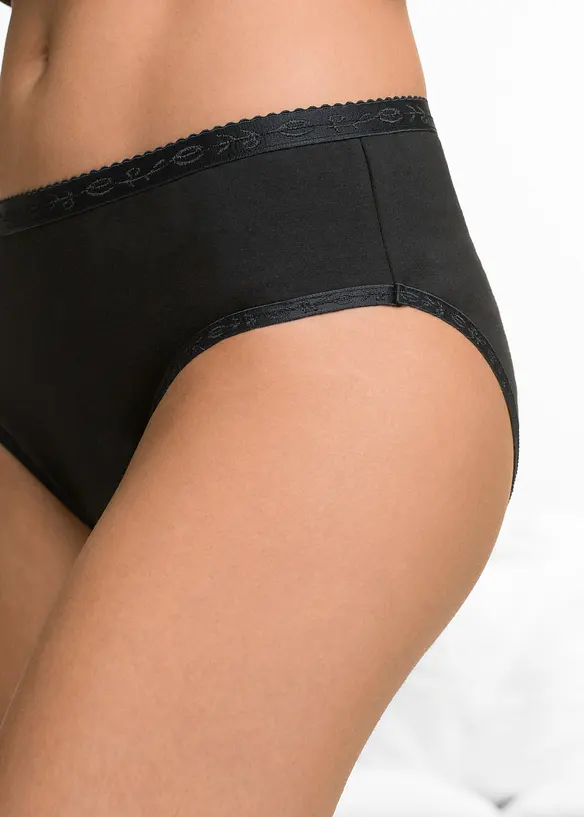 Lot de 5 slips Maxi, bonprix