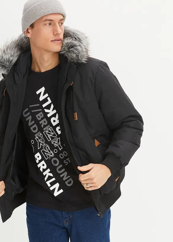 T-shirt manches longues 100% coton, bonprix