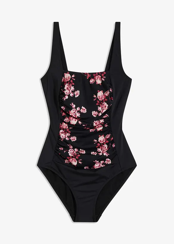 Maillot 1 pièce sculptant, maintien modéré, bonprix