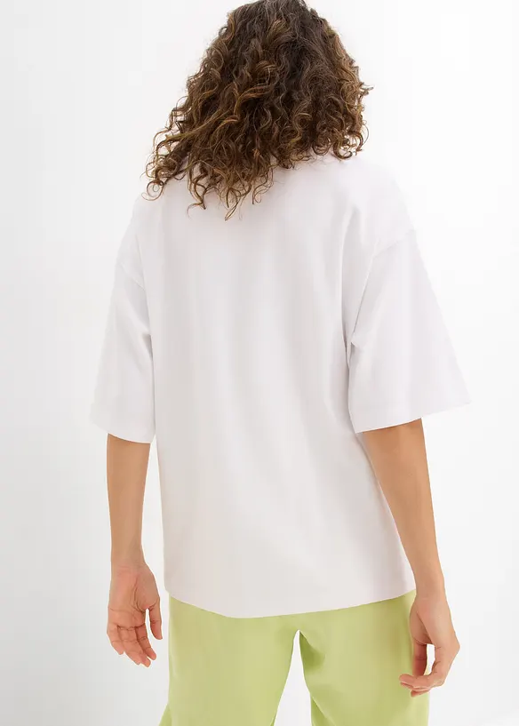 T-shirt épais oversize 100% coton, bonprix