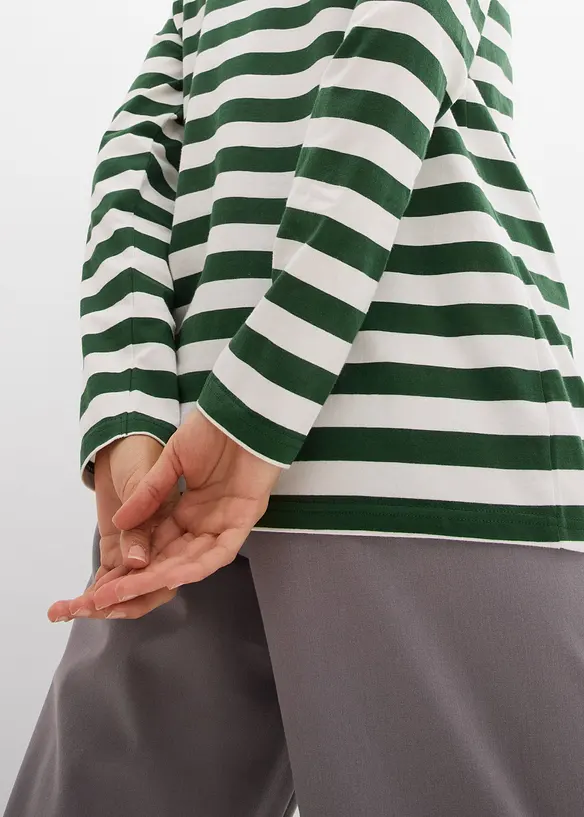 T-shirt rayé 100% coton, bonprix