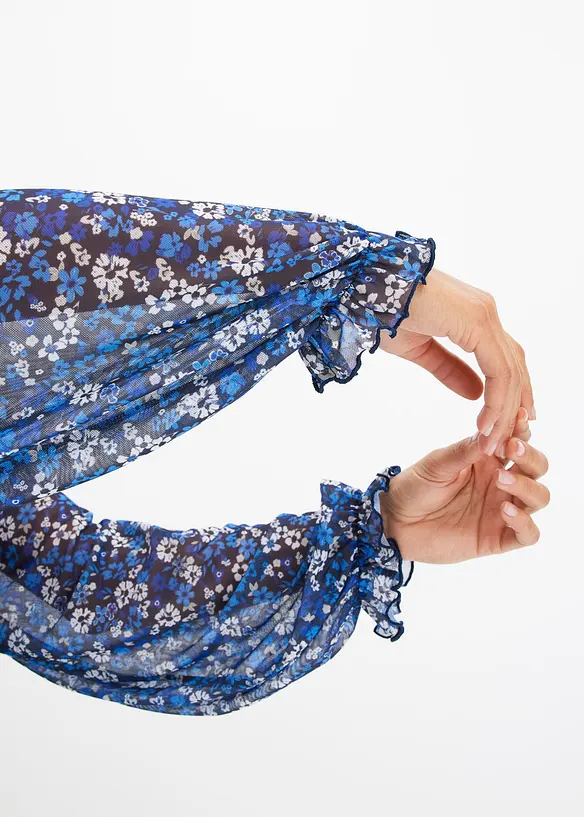 Robe longue en mesh, bonprix