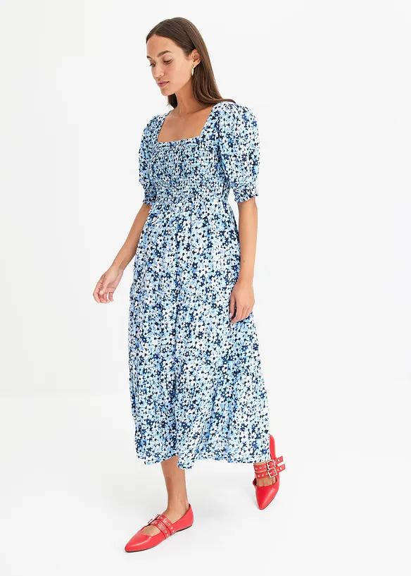 Robe midi imprim&eacute;e, bonprix