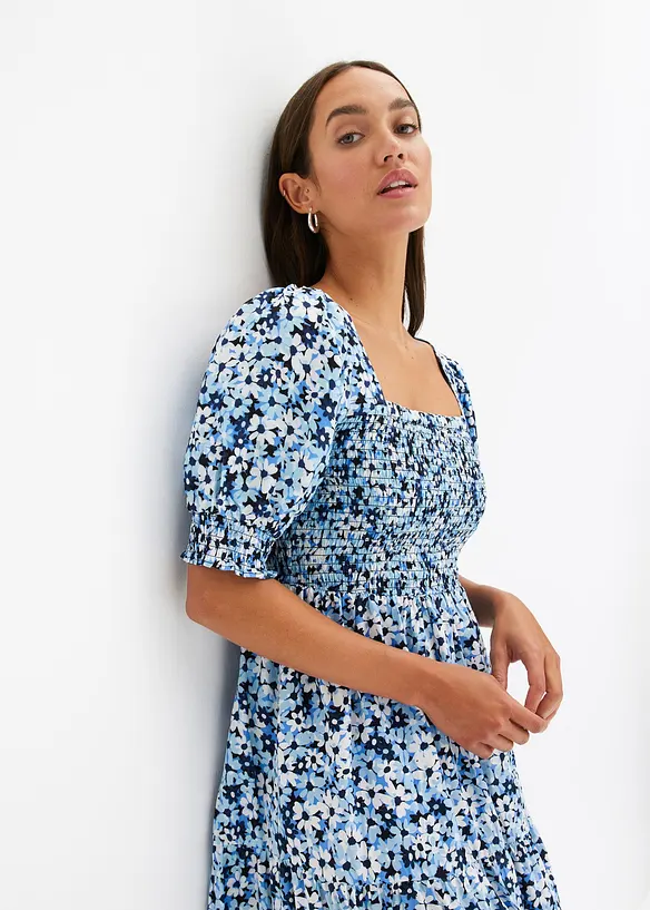 Robe midi imprim&eacute;e, bonprix