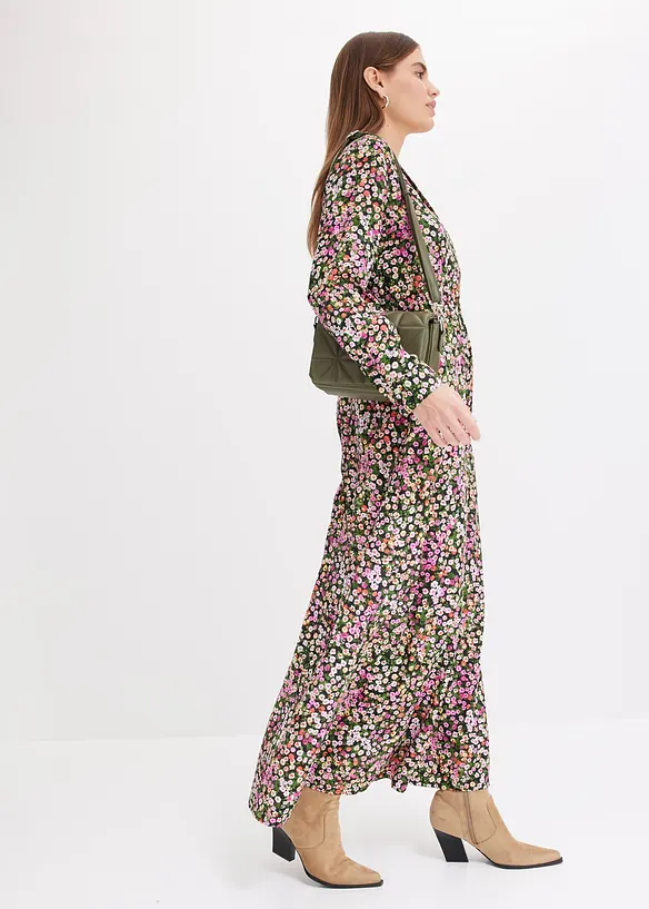 Robe longue imprimée, bonprix