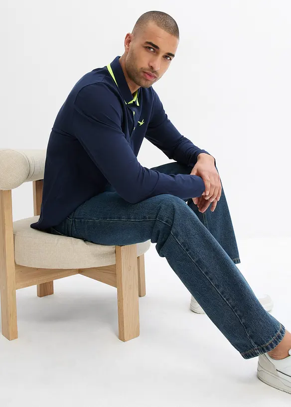 Polo en maille piquée 100% coton, bonprix