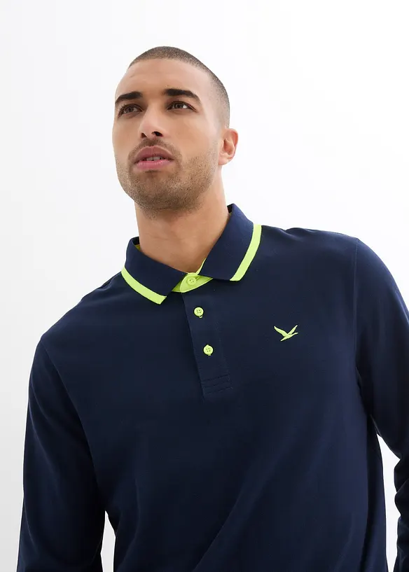 Polo en maille piquée 100% coton, bonprix