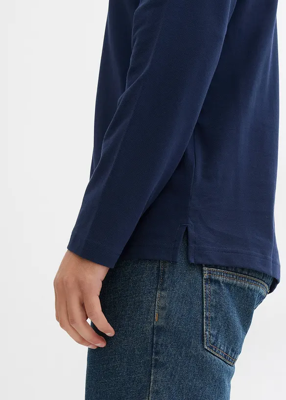 Polo en maille piquée 100% coton, bonprix