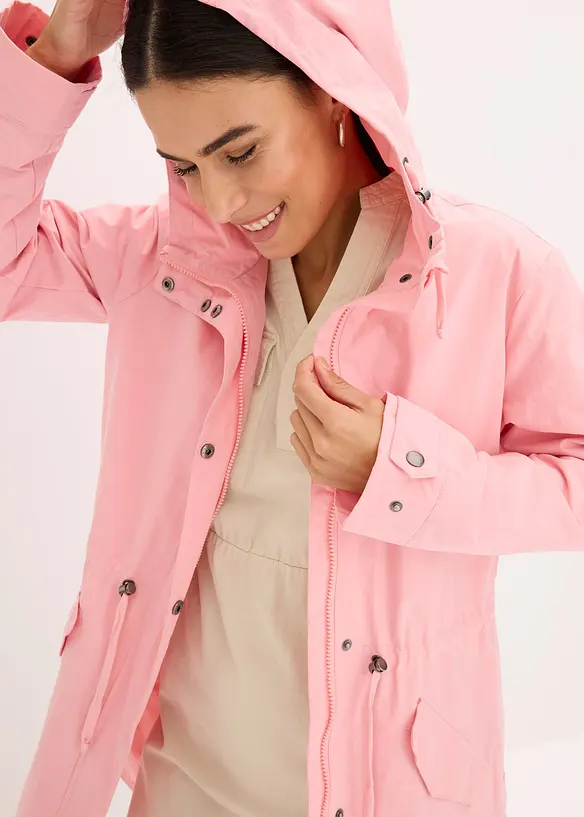 Parka longue à capuche, bonprix