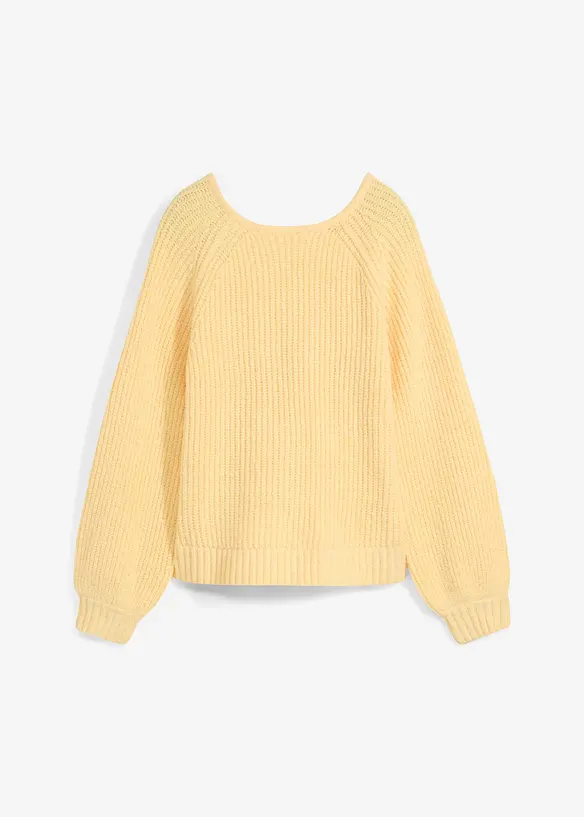 Gilet en maille réversible avec nœuds, bonprix