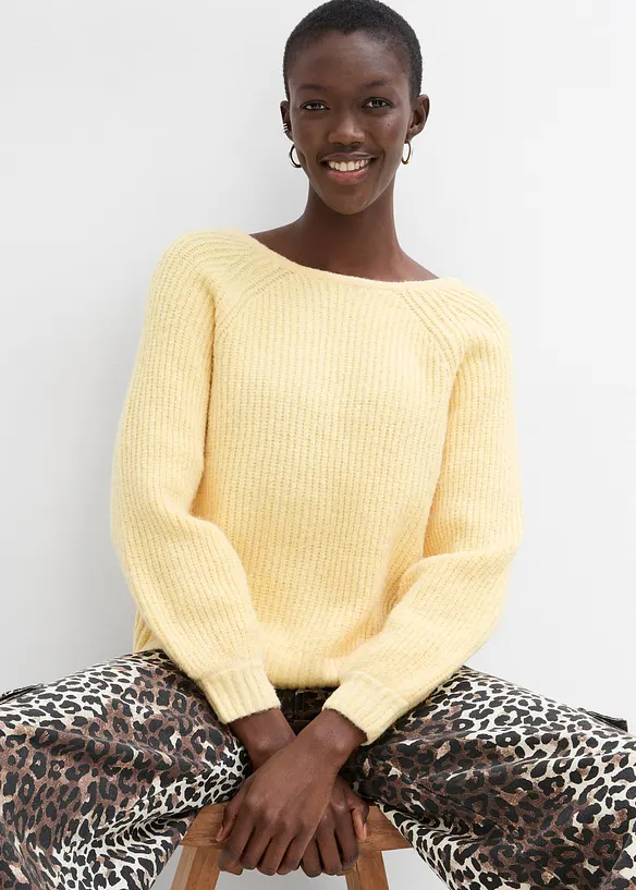 Gilet en maille réversible avec nœuds, bonprix