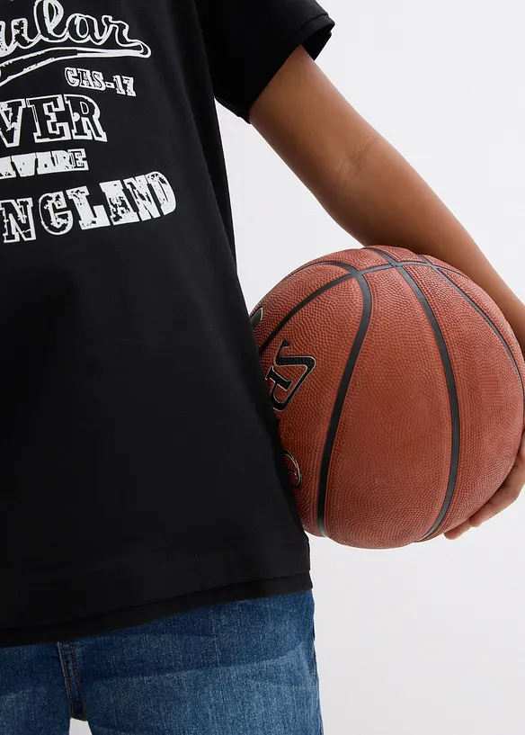 Lot de 2 T-shirts 100% coton, bonprix