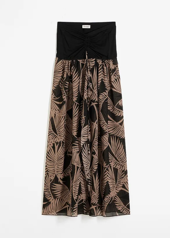 Robe bustier de plage en crêpe, bonprix