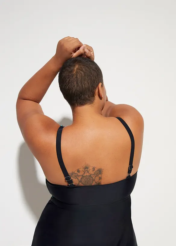 Tankini long avec shorty (ens. 2 pces), bonprix