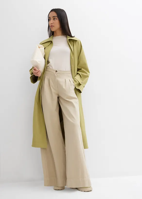 Pantalon twill 100% coton, bonprix