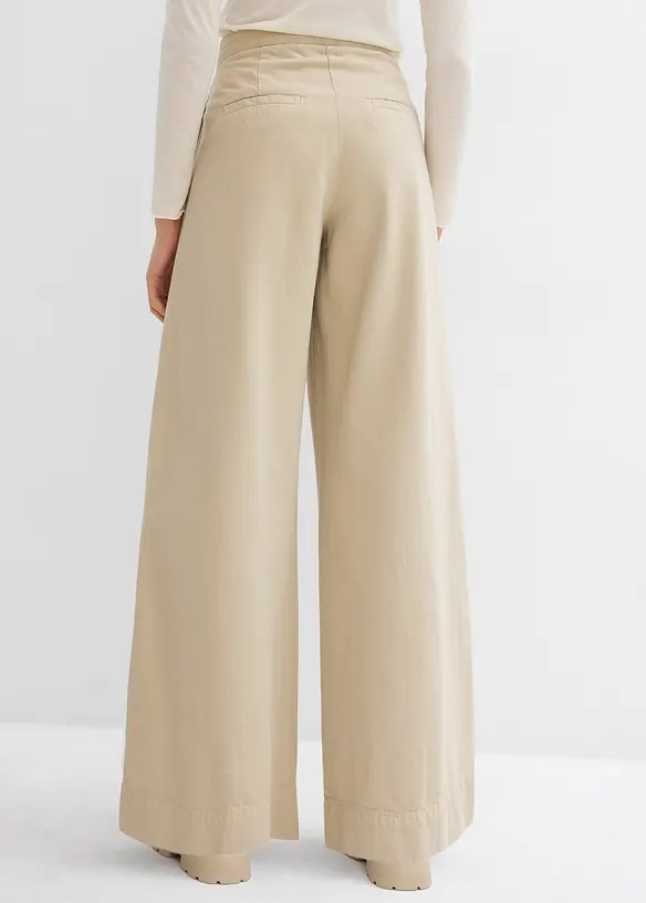 Pantalon twill 100% coton, bonprix