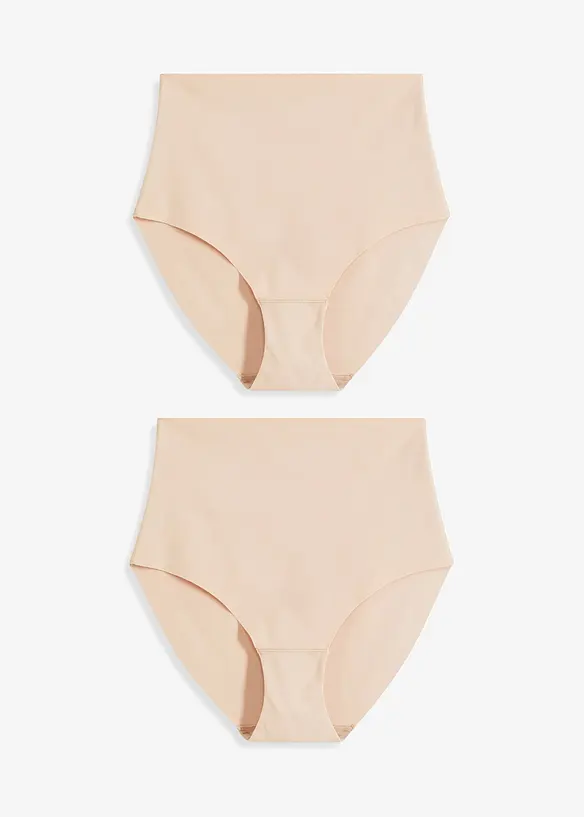 Lot de 2 slips sculptants ultra légers sans coutures, bonprix