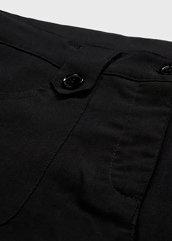 Pantalon en bengaline extensible à taille élastiquée, bonprix