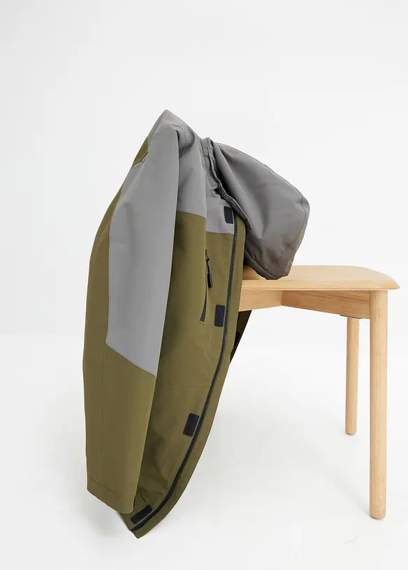 Parka d’hiver imperméable à capuche amovible, bonprix