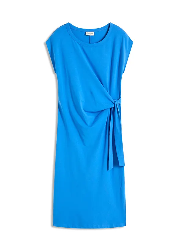 Robe nouée en jersey de coton stretch, bonprix