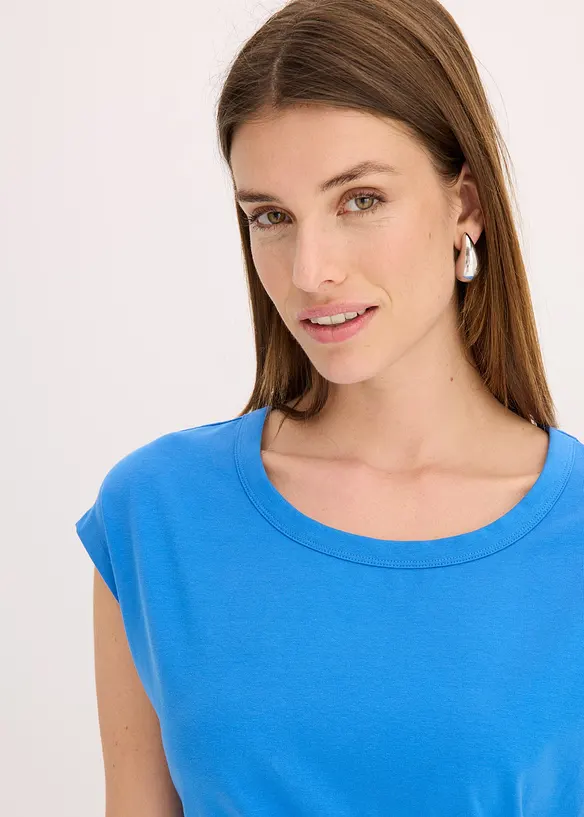 Robe nouée en jersey de coton stretch, bonprix