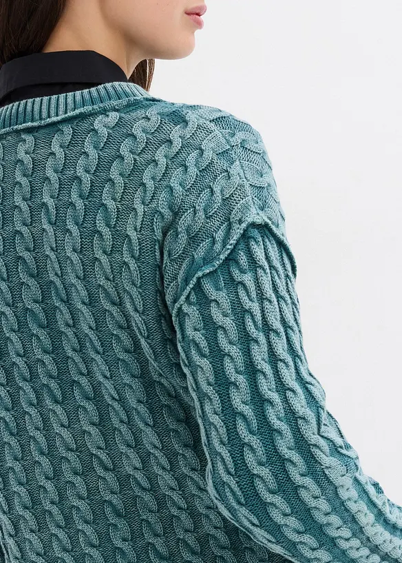 Pull oversize 100% coton, bonprix