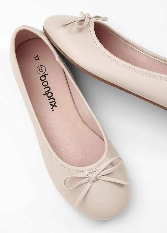 Ballerines à petit nœud, bonprix