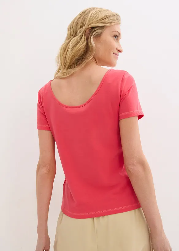 T-shirt à décolleté dos plongeant, bonprix