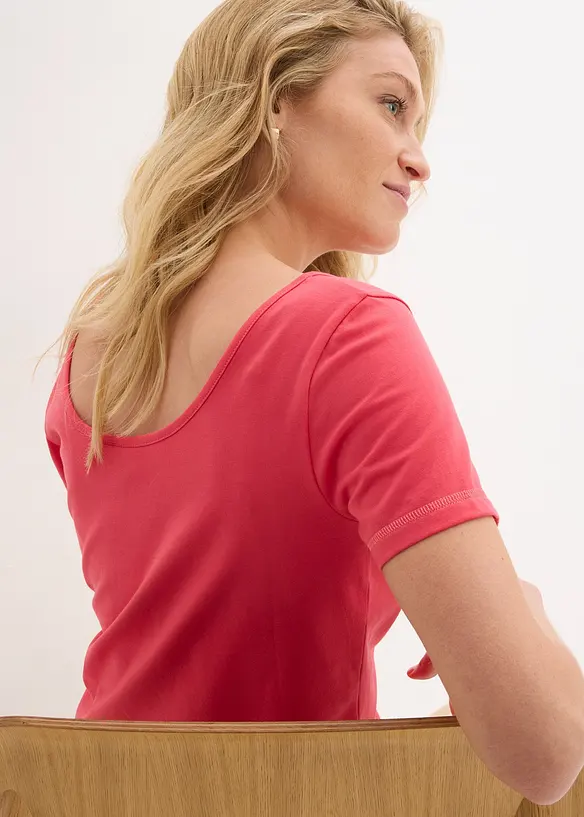 T-shirt à décolleté dos plongeant, bonprix