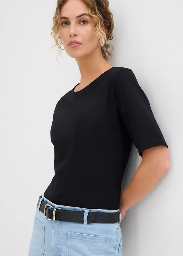 Lot de 2 bodys à manches courtes, bonprix