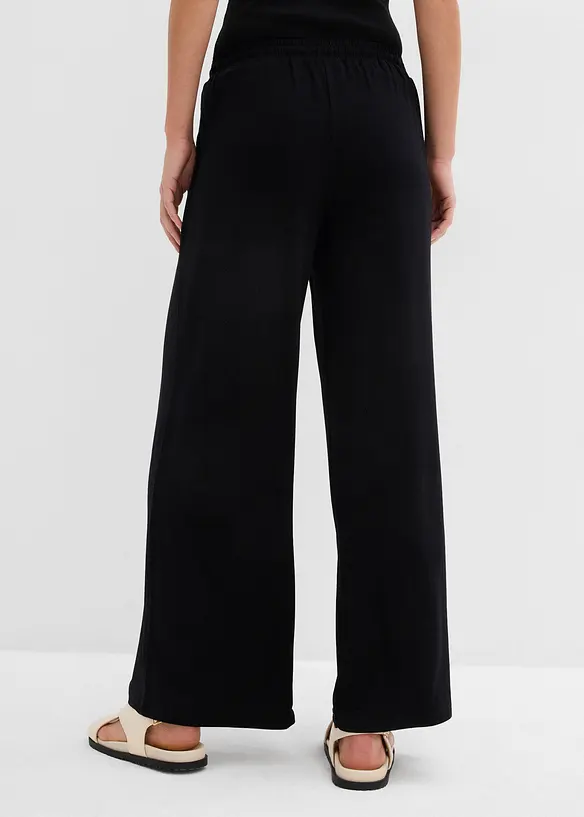 Pantalon fluide en jersey de viscose, bonprix