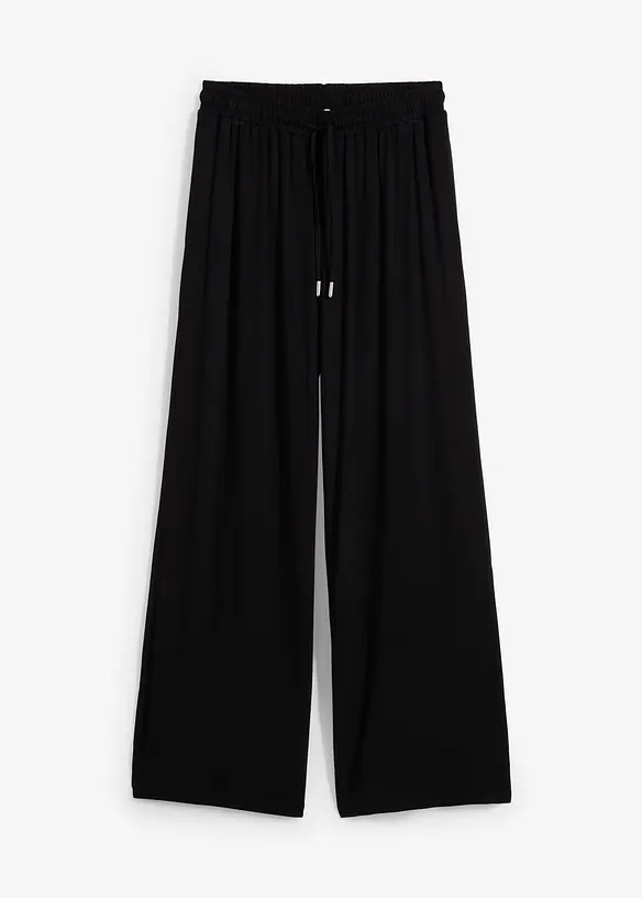 Pantalon fluide en jersey de viscose, bonprix