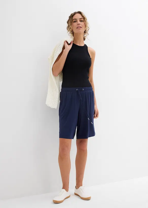 Bermuda en jersey de viscose fluide, bonprix