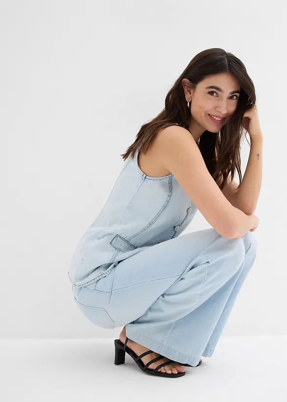 Gilet sans manches en jean, bonprix