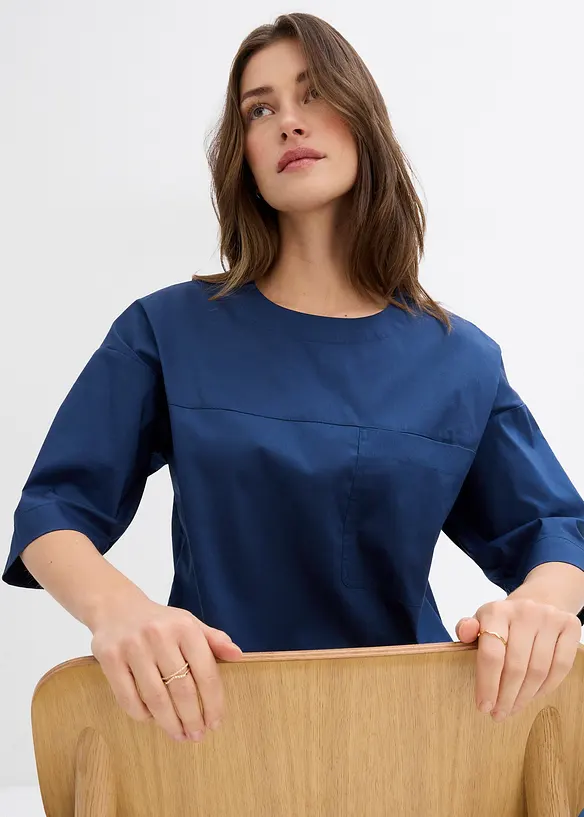 Blouse en jersey oversize, bonprix