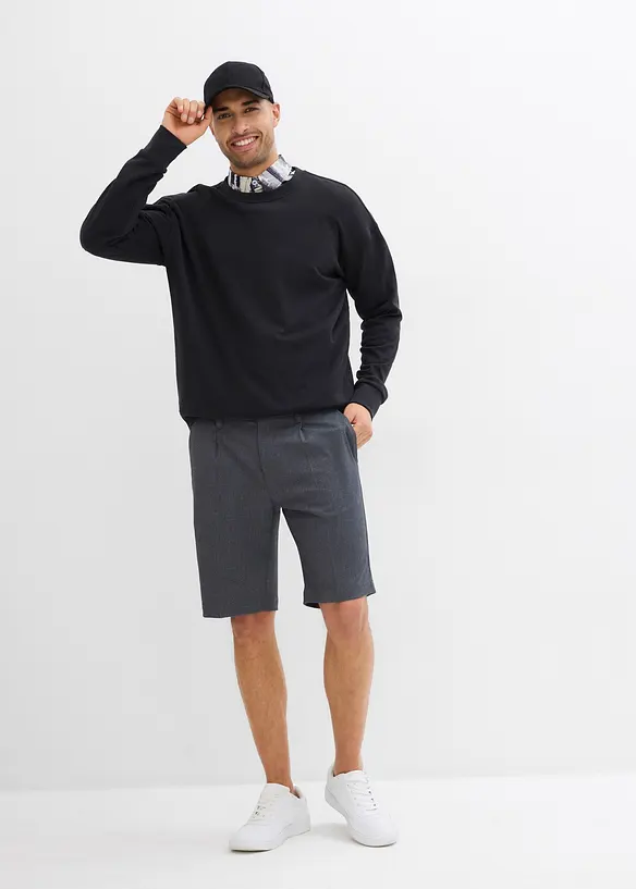 Bermuda chino à pinces, loose, bonprix