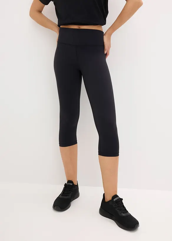 Legging 3/4 de sport ultra-léger à ceinture élastiquée, bonprix