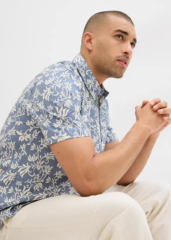 Chemise manches courtes, 100% coton, bonprix