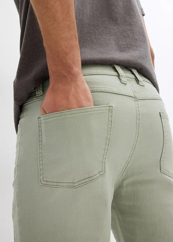 Bermuda en jean extensible, Regular, bonprix