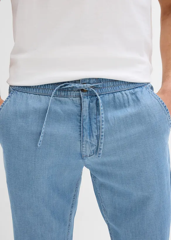 Jean taille extensible léger, Regular, Straight, bonprix