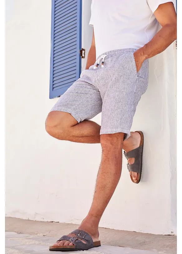 Bermuda en lin, Regular, bonprix