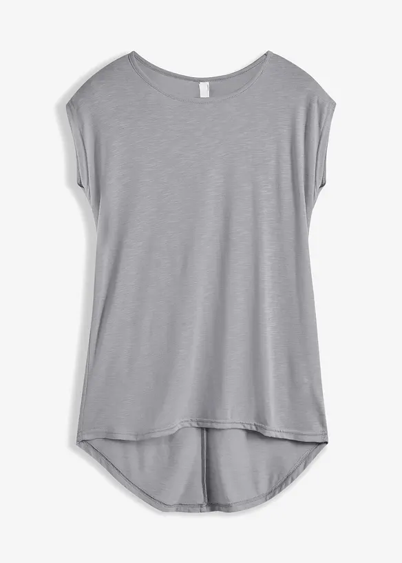 T-shirt long en viscose mélangée, bonprix