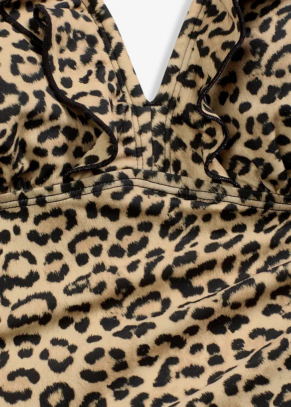 Maillot 1 pièce à volants, bonprix