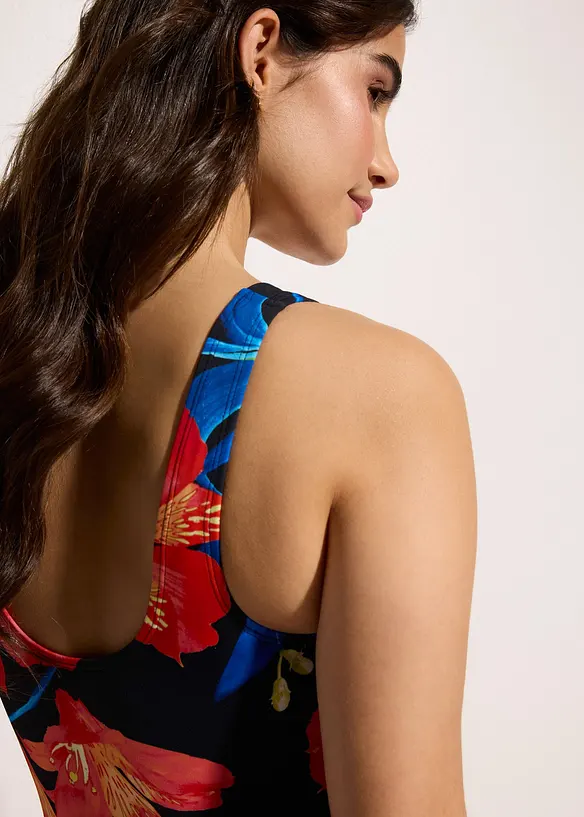 Maillot 1 pièce sculptant, maintien modéré, bonprix