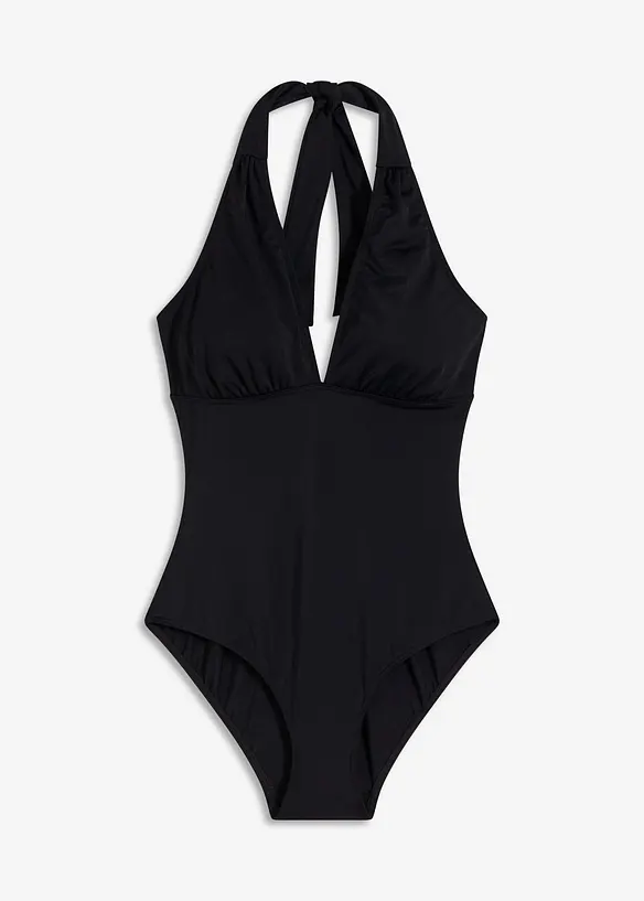 Maillot 1 pièce dos nu, décolleté V plongeant, bonprix