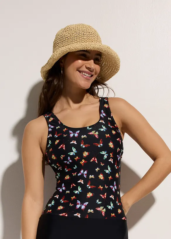 Maillot 1 pièce shorty, bonprix