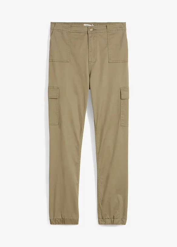 Pantalon cargo avec poches plaquées, bonprix