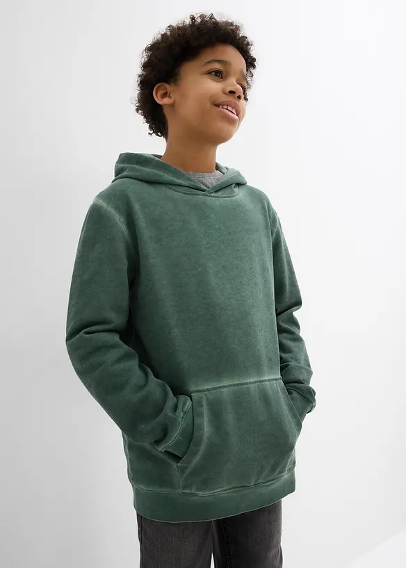 Sweat-shirt &agrave; capuche, bonprix